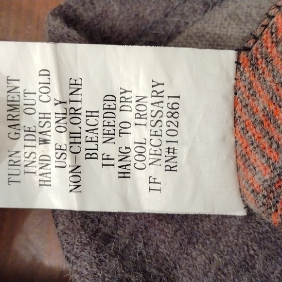 ADORE Sweater Dress, Size S, Dark Gray, Red, Blue, Yellow - Picture 6 of 6